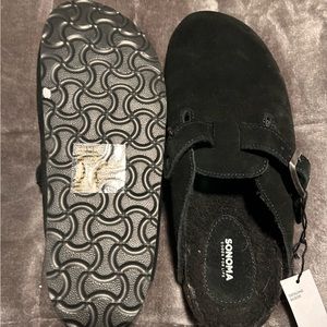 Sonoma fur lined Waterford suede clogs